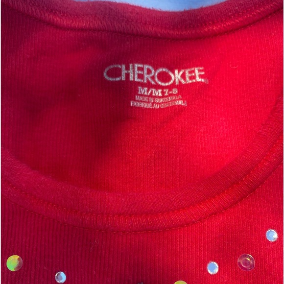 Sequined Cherokee Red Tank - Picture 2 of 2
